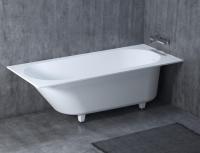 Ванна из искусственного камня Salini Ornella Kit 102411G 170x75 см, глянцевая