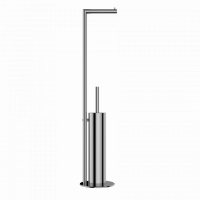 Туалетный ершик с держателем туалетной бумаги Wonzon & Woghand цвет: Хром WW-V4602-CR