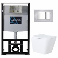Унитаз с инсталляцией Azario AZ-8010-1000+AZ-8200-0031+AZ-0052