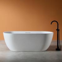 Ванна из искусственного камня Abber Frankfurt 170x75 см AM9941 белая