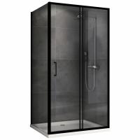 Душевое ограждение Abber Schwarzer Diamant AG30120B5-S80B5 120x80 см