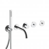 Встраиваемый смеситель для ванны Fantini Venezia 2902N019SB+4400N019A