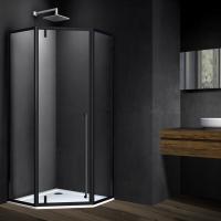 Душевое ограждение Vincea Penta 100x100 см  VSP-3P100CLB