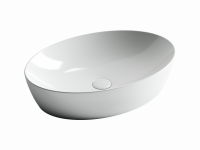 Раковина накладная Ceramicanova Element 61 см, цвет: белый CN5018