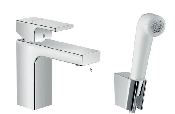 Фото смеситель для раковины hansgrohe vernis shape 71216000