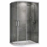 Душевое ограждение Abber Schwarzer Diamant 120x80 см AG01128
