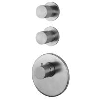 Термостатический смеситель для ванны Fima Carlo Frattini Spillo Steel F3083X2INOX