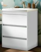 Тумба под раковину Art&Max Family 58 см FAMILY-580-3C-PIA-BL