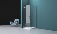Душевое ограждение BelBagno KRAFT-A-12-100-C-Cr-L 100x100 см