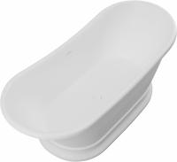 Ванна из искусственного камня Allen Brau Solid Stone Krion Classic 170x75 см 2.35004.21 белый матовый