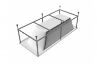 Каркас для ванны Vayer Irena 170x72 см