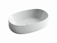 Раковина накладная Ceramicanova Element 54 см, цвет: белый CN5023
