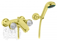 Смеситель для ванны Migliore Axo Swarovski, цвет: золото ML.AXO-602F.DO