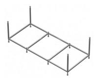 Каркас для ванны Cezares Metauro corner 180 см METAURO CORNER-MF