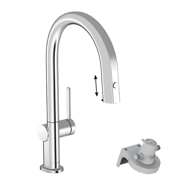 Фото смеситель для кухонной мойки hansgrohe aqittura 76803000