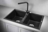 Кухонная мойка Granula 81 см 8101, ЧЁРНЫЙ