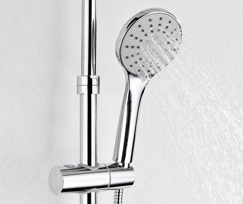 Фото душевая стойка wasserkraft a066, цвет: хром