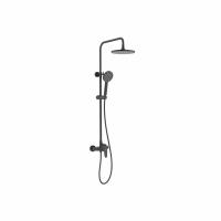 Душевая стойка Акватек Бетта AQ2160MB, цвет: черный