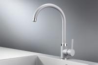 Смеситель для кухни Granula 2125, АЛЮМИНИУМ
