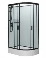 Душевая кабина Frank F412/1 L/R М Black 120x80 см 20067