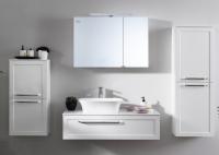 Тумба с раковиной Kolpa-san Blanche 110 см, цвет: белый OB 110WH