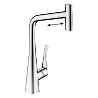 Смеситель для кухонной мойки Hansgrohe Metris Select 73820000
