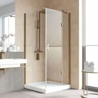 Душевое ограждение Vegas Glass AFP-Fis LUX 90*100 05 01 R профиль бронза, стекло прозрачное