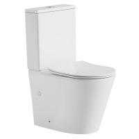 Унитаз-компакт Black&White 61 см W-7793