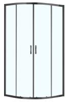 Душевое ограждение  Azario Milton  100x100 см AZ-ND2142 1000 Black