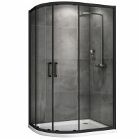 Душевое ограждение Abber Schwarzer Diamant 120x80 см AG01128B