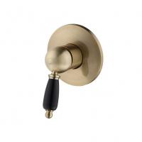 Смеситель для душа Caprigo Adria-Uno Black Edition 02B-550-vot