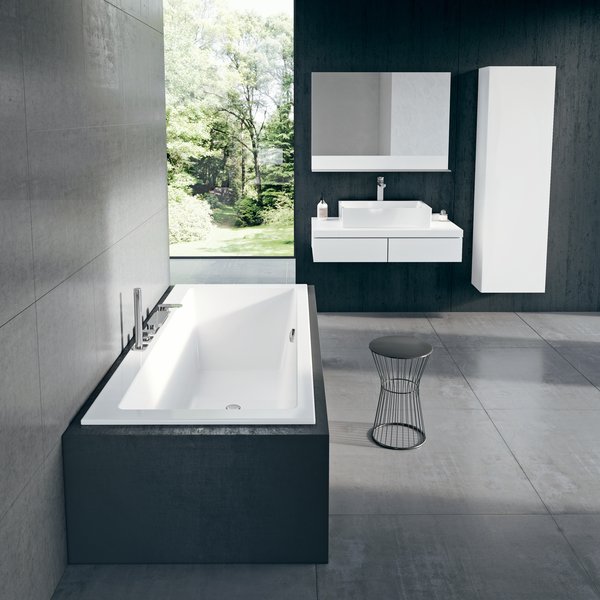 Фото акриловая ванна ravak 01 slim 180х80 см c881300000