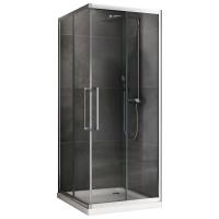 Душевое ограждение Abber Schwarzer Diamant 100x100 см AG02100H