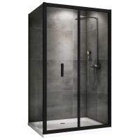 Душевое ограждение Abber  Sonnenstrand AG07120B-S80B 120x80 см