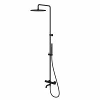 Душевая стойка Whitecross Y Y1234BL, цвет: черный