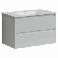 Тумба под раковину Sancos Libra 80 см, цвет: белый LB80W