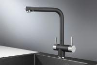 Смеситель для кухни Granula 2305, ЧЕРНЫЙ