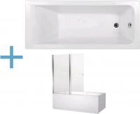 Акриловая ванна Aquanet Bright 180x70 см 00216304 + 00196049
