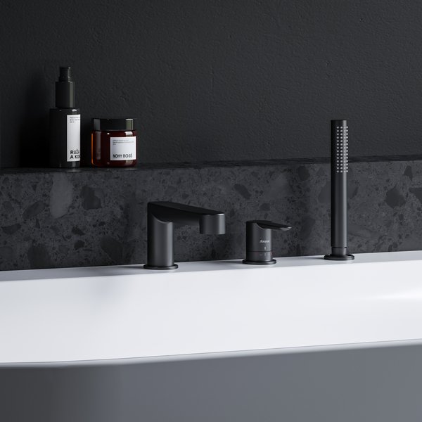 Фото смеситель  на борт ванны ravak puri x070186