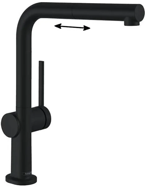 Фото смеситель для кухонной мойки hansgrohe talis 72845670