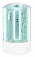 Душевая кабина DTO 90x90 см EM4590LED+GM с гидромассажем