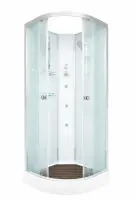 Душевая кабина DTO 100x100 см EM1510NGM с гидромассажем