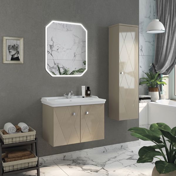 Фото тумба с раковиной comforty кремона 80 см 00-00001040