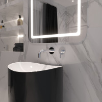 Встраиваемый смеситель для раковины Whitecross Y Y1216CR, цвет: хром