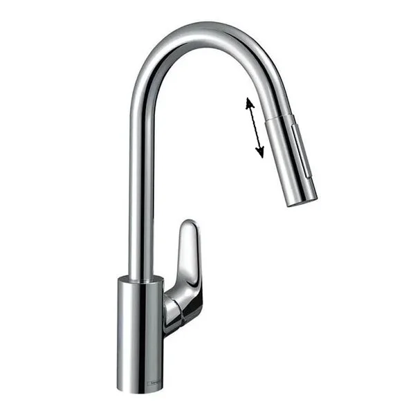 Фото смеситель для кухонной мойки hansgrohe focus 31833000