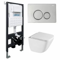 Унитаз с инсталляцией Abber Rechteck AC1220TC-AC0105-AC0121