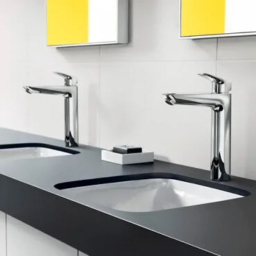 Фото смеситель для раковины hansgrohe logis 71091000_otu