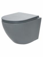Унитаз подвесной AQUAme с сиденьем SoftClose 49 см AQM2002MGR