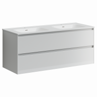 Тумба под раковину Sancos Cento 120 см, цвет: белый глянец CN120-2W
