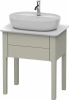 Тумба под раковину Duravit Luv 63 см, цвет: серый матовый лак LU956009292